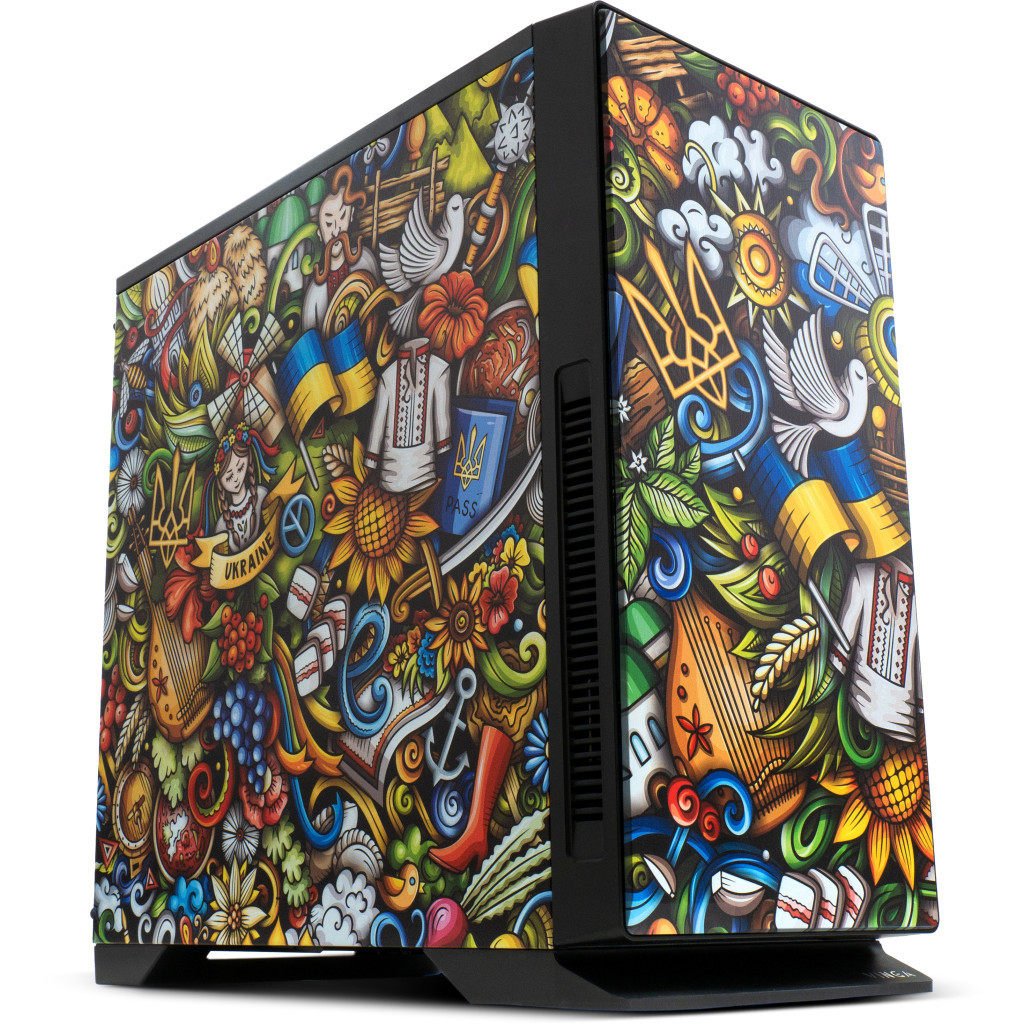Корпус Vinga Black Widow Ukraine Free (01230011784) - зображення 1