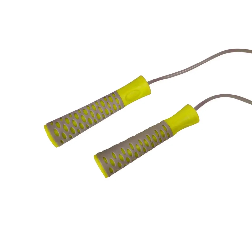 Скакалка PowerPlay 4206 Cіро-жовта (PP_4206_Grey/Yellow) - зображення 4