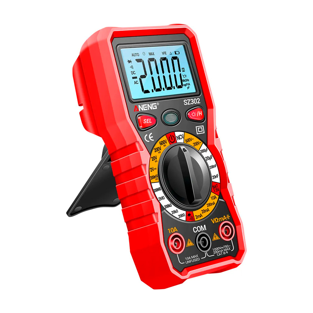 Цифровий мультиметр ANENG SZ302, V, A, R, C (SZ302) - изображение 2