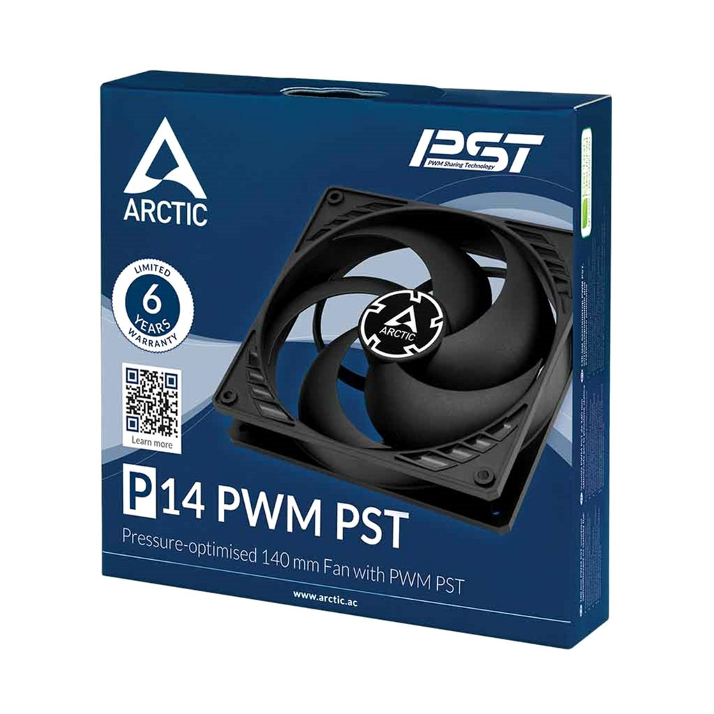 Кулер до корпусу Arctic P14 PWM PST (ACFAN00125A) - зображення 4