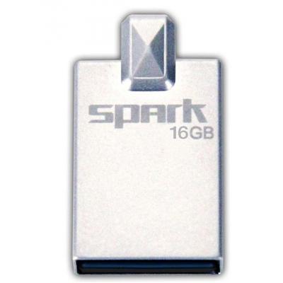 USB флеш накопичувач Patriot 16GB Spark Silver USB 3.1 (PSF16GSPK3USB) - зображення 1
