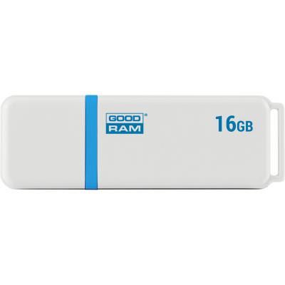 USB флеш накопичувач Goodram 16GB UMO2 White Graphite USB 2.0 (UMO2-0160WER11) - зображення 1