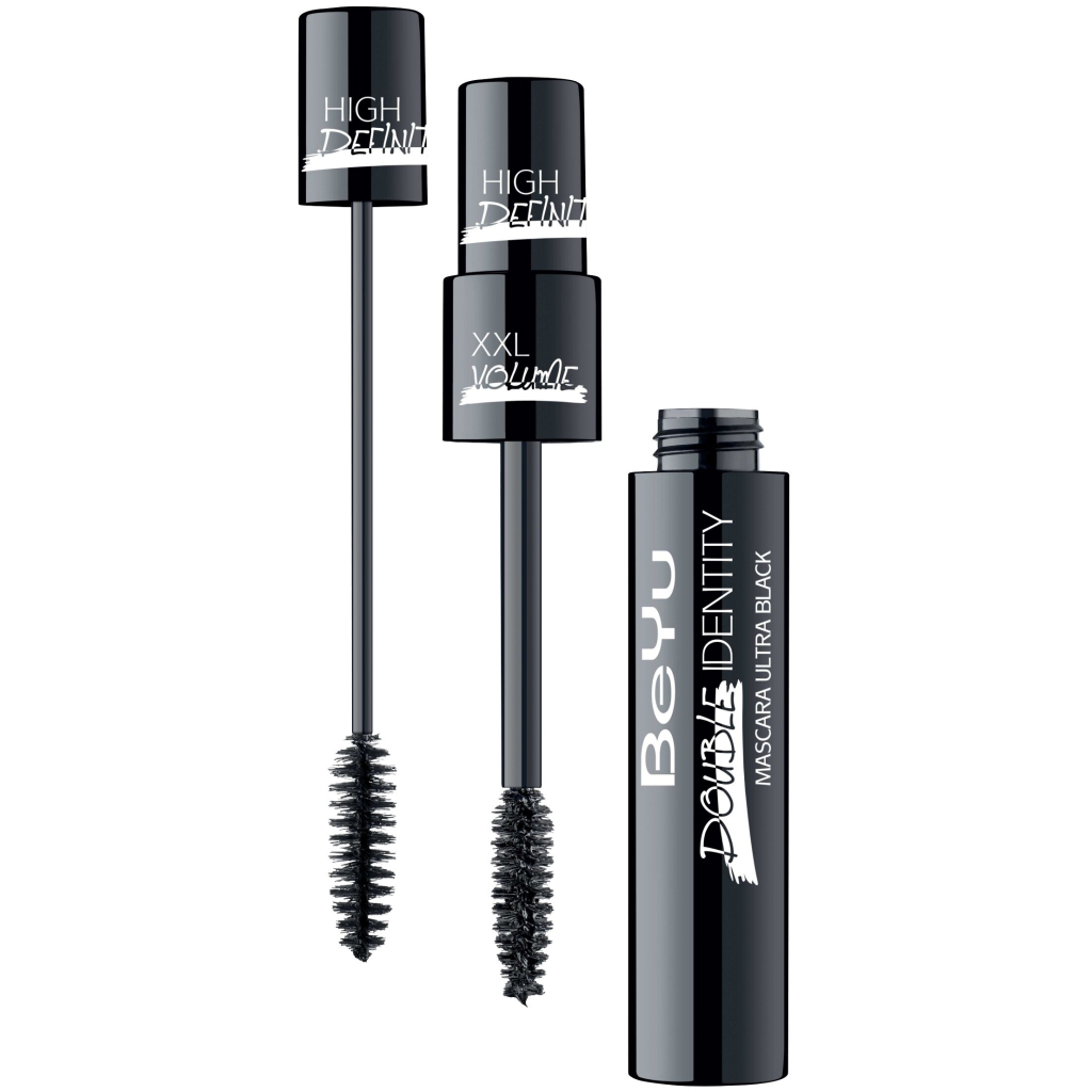 Туш для вій BeYu 2 in 1 Double Identity Mascara 01 - Ultra Black (4033651020000) - зображення 1