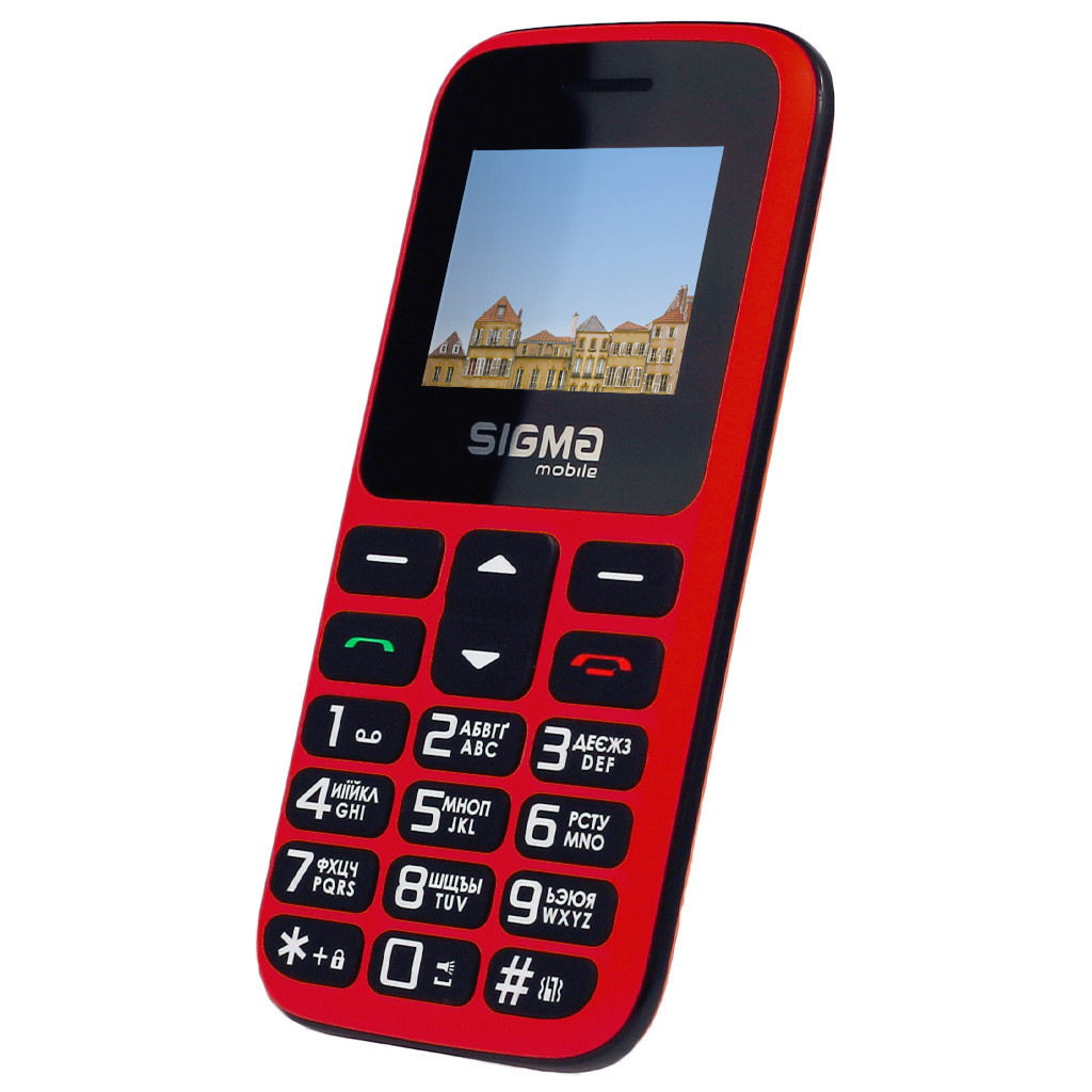 Мобільний телефон Sigma Comfort 50 HIT2020 Red (4827798120958) - зображення 3