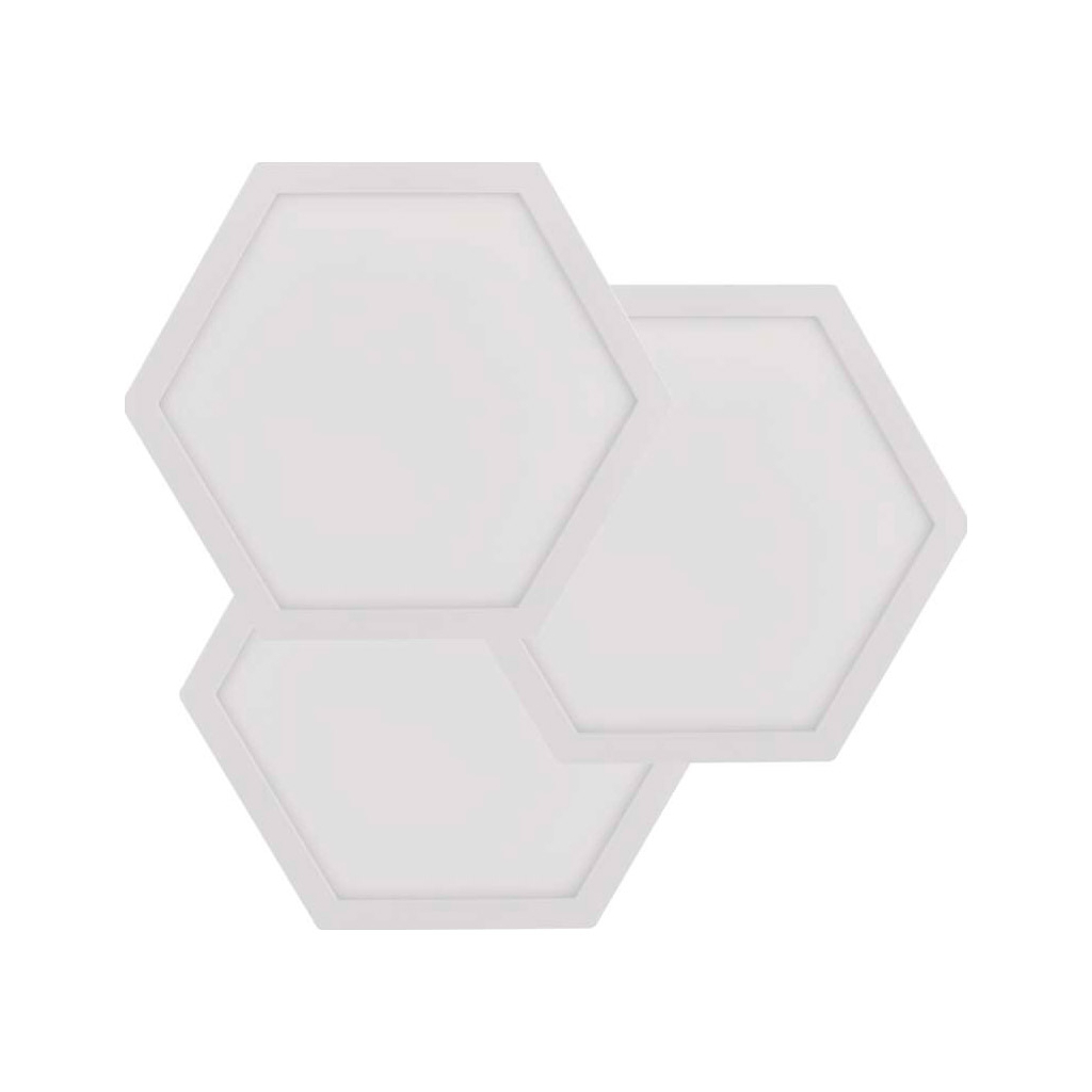 Світильник EMOS ZIW223R HEXAGON 3шт. 1,8 Вт, RGBIC, WIFI (ZIW223R) - зображення 4