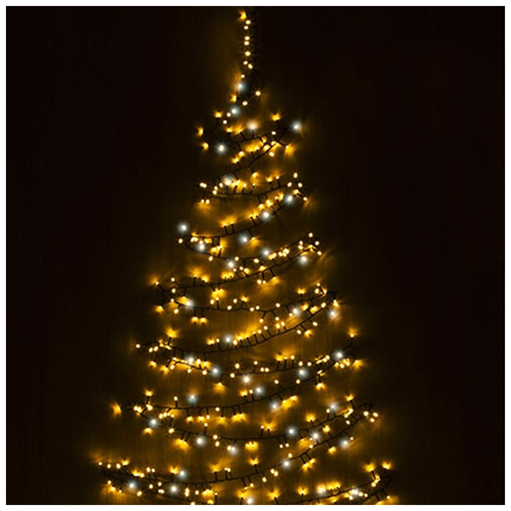 Гірлянда ColorWay Мішура-водоспад LED 250 5 м 150 теплий статичний+100 білий водоспад (CW-G-250L5VMC) - зображення 10