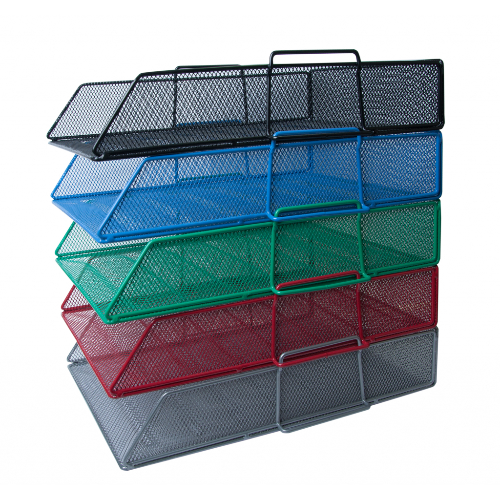 Лоток для паперів Buromax горизонтальний, металевий, зелений (BM.6254-04) - зображення 2