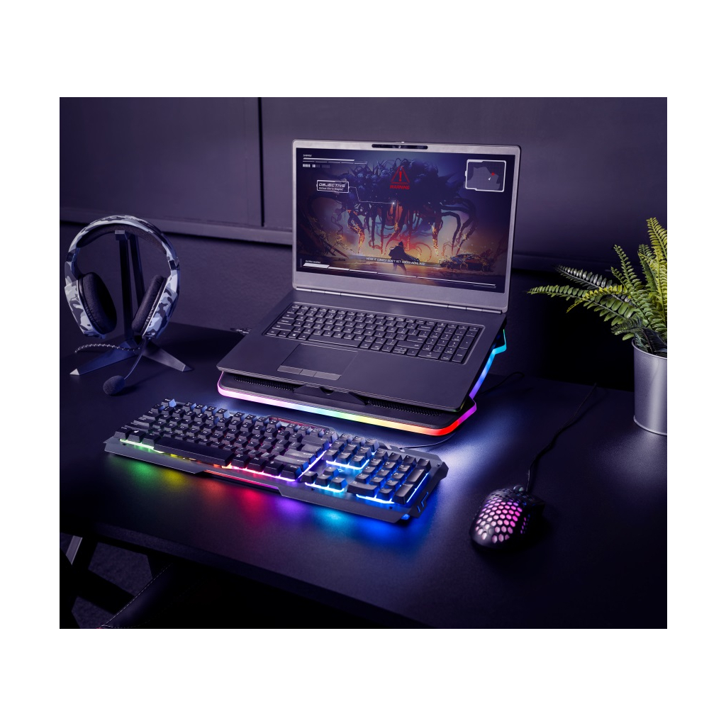 Підставка до ноутбука Trust GXT 1126 Aura RGB Black (24192_TRUST) - зображення 2