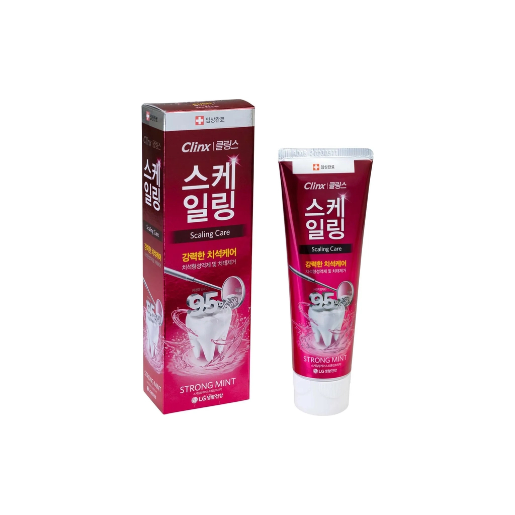 Зубна паста LG Perioe Clinx Cooling Strong Mint Toothpaste 120 г (8801051072846) - зображення 1
