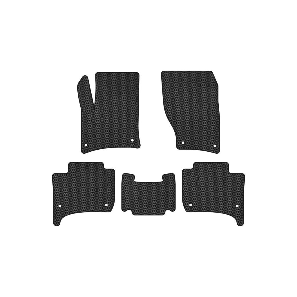 Килимок в салон EVAtech Volkswagen Touareg (7P) 2010-2014 2 поколін (VW3402C5AV8RBB) - зображення 1