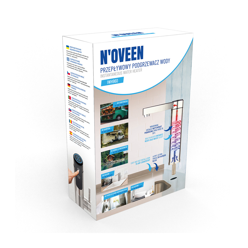 Проточний водонагрівач N'oveen кран IWH960 - изображение 8