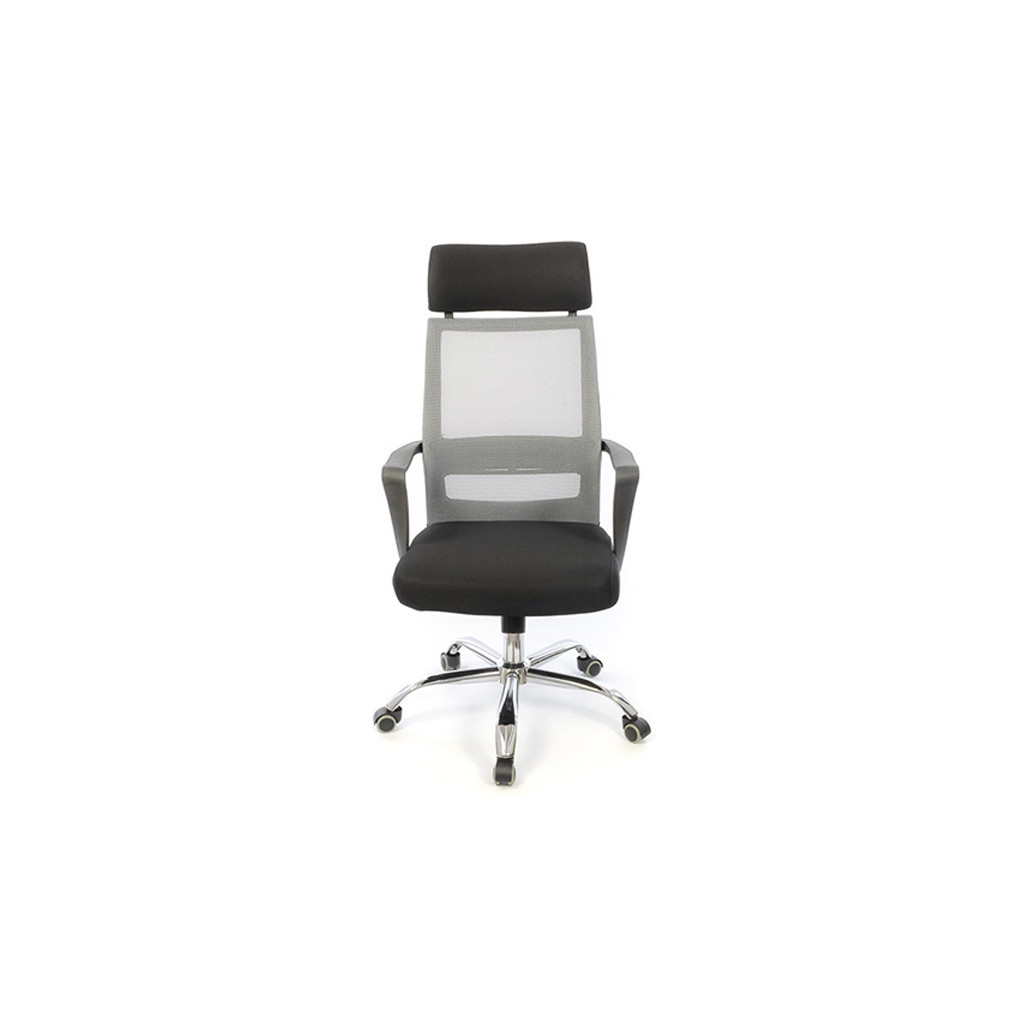 Офісне крісло Аклас Крокус CH TILT Чорне із сірим (10022849) - зображення 2