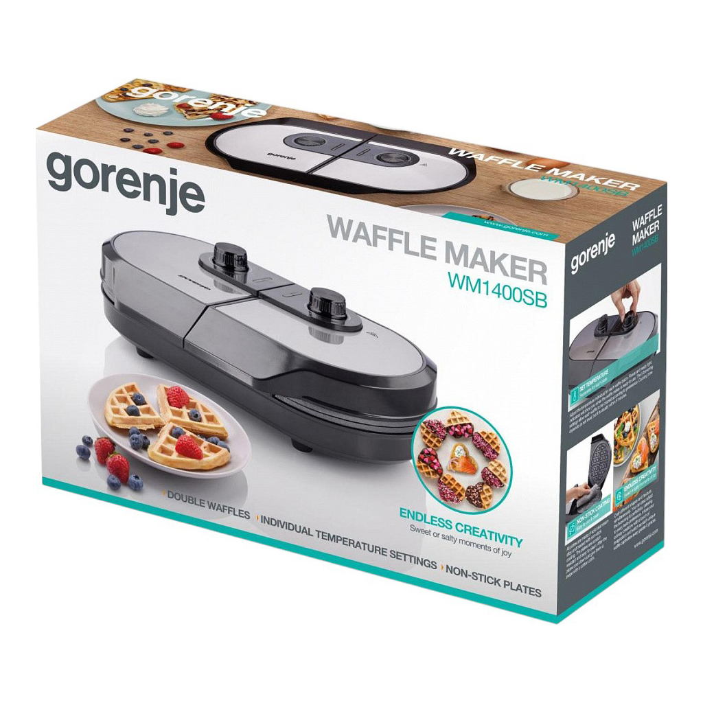 Вафельниця Gorenje WM 1400 SB (WM1400SB) - изображение 7