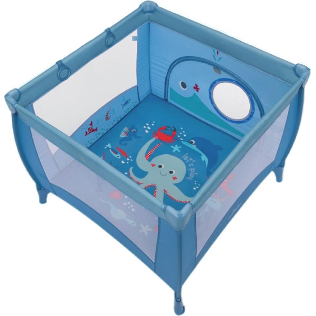 Дитячий манеж Baby Design Синій (Play Up-03 2017) - изображение 1