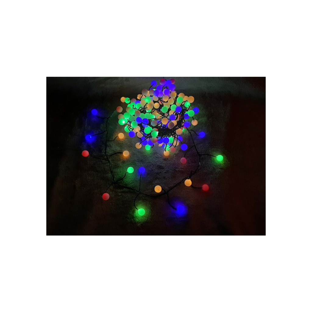 Гірлянда Luca Lighting кластер Кульки зелена струна 8 м, RGB (8720362027188) - зображення 3