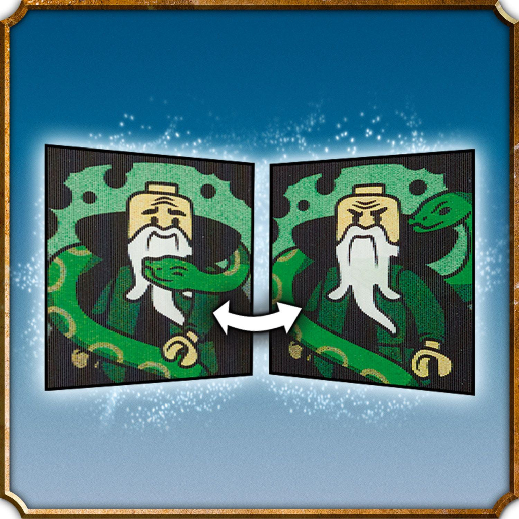 Конструктор LEGO Harry Potter Прапор гуртожитку Слізерин 349 деталей (76410) - зображення 4