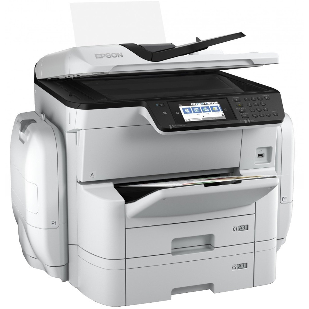 Багатофункціональний пристрій Epson WorkForce Pro WF-C869RDTWF з Wi-Fi (C11CF34401) - зображення 3