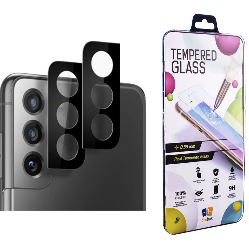 Скло захисне Drobak 3D camera Samsung Galaxy S21 Ultra (464610) - зображення 1