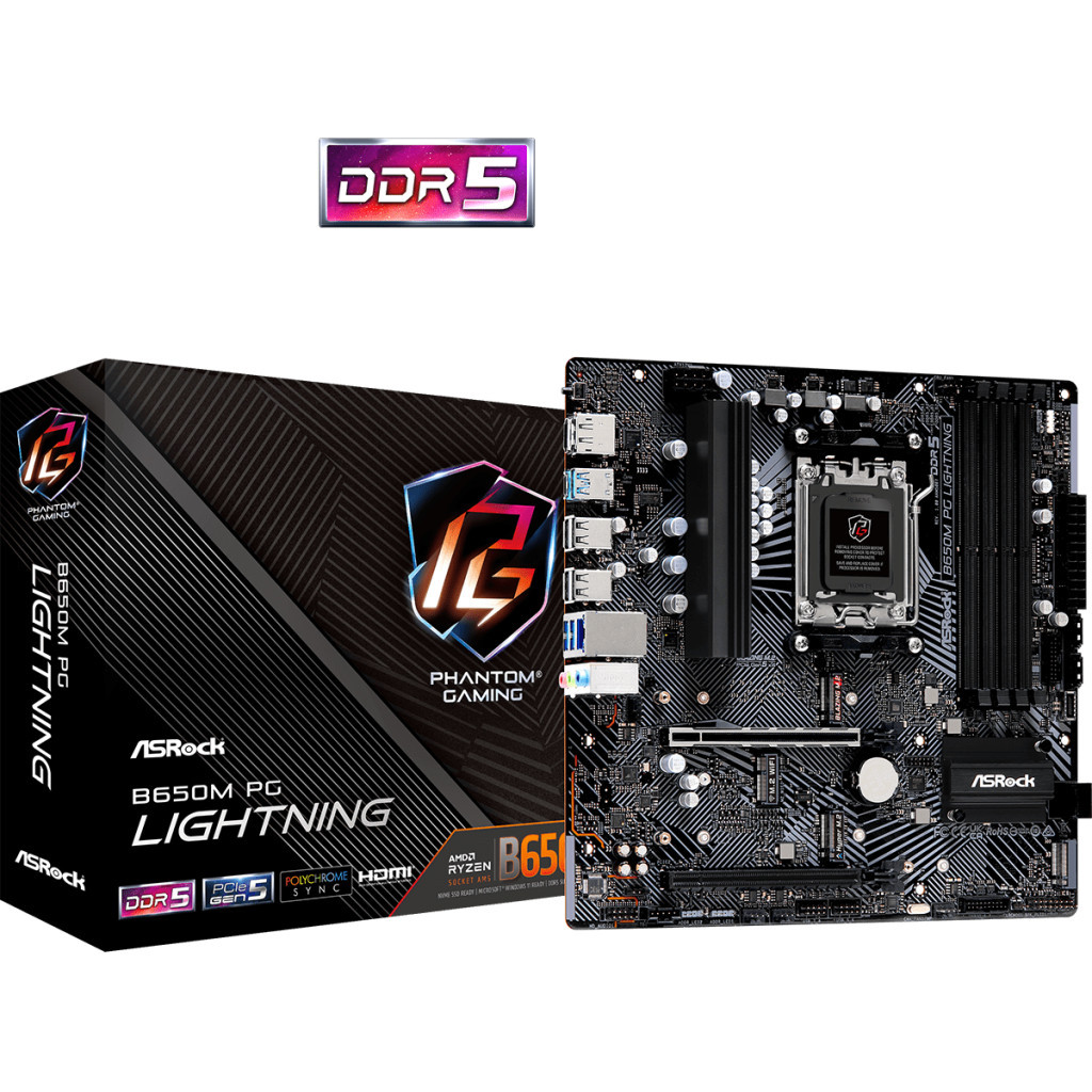 Материнська плата ASRock B650M PG LIGHTNING - зображення 6