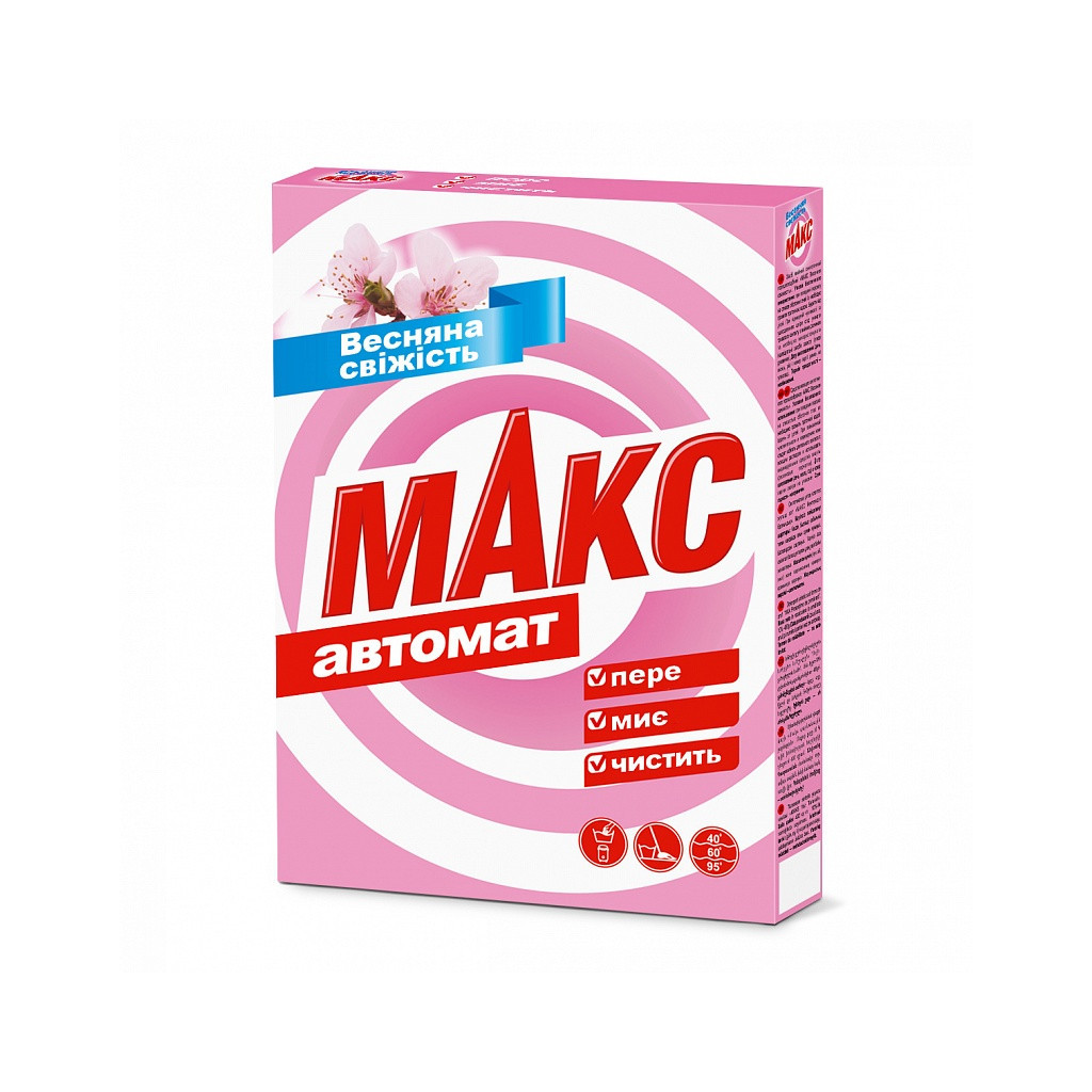 Пральний порошок Макс Весняна свіжість 350 г (4820026412566) - зображення 1