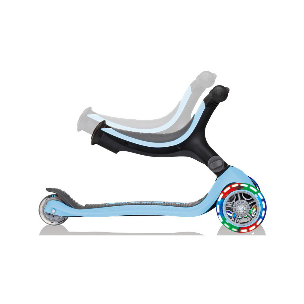 Самокат Globber Go Up Foldable Plus Lights пастельно-синій (743-200) - зображення 11