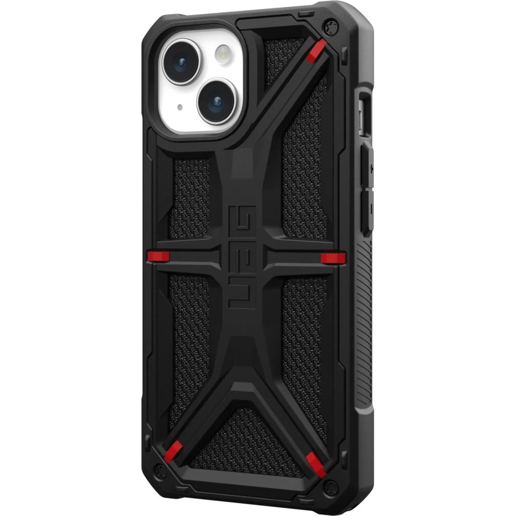 Чохол до мобільного телефона UAG Apple iPhone 15 Monarch, Kevlar Black (114289113940) - зображення 2