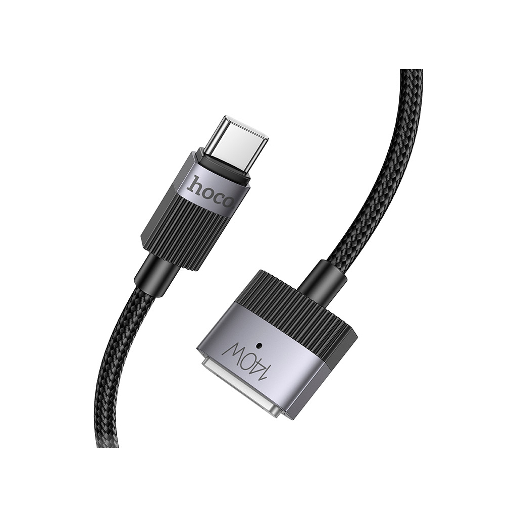 Кабель живлення USB-C to Magsafe 3 1.0m black HOCO (6942007642088) - зображення 3