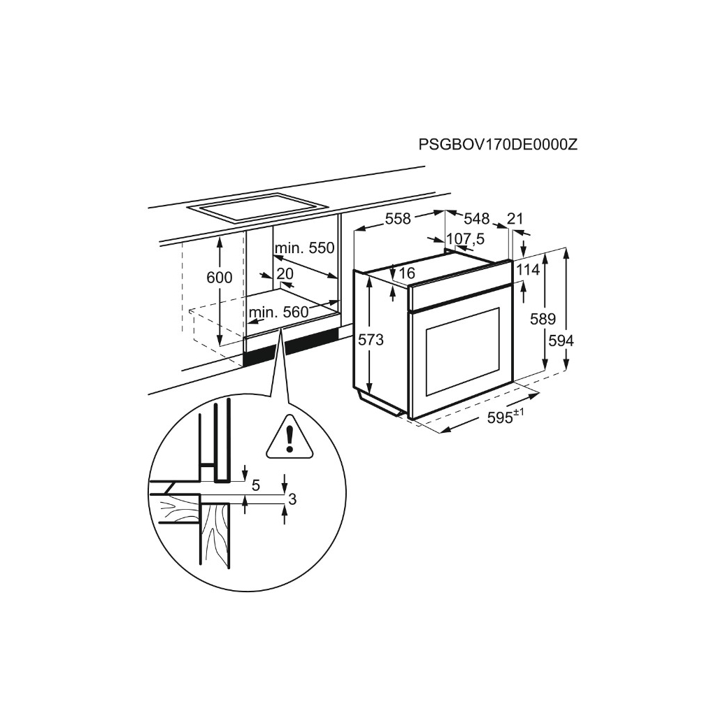 Духова шафа Electrolux OPEB2520V - зображення 8