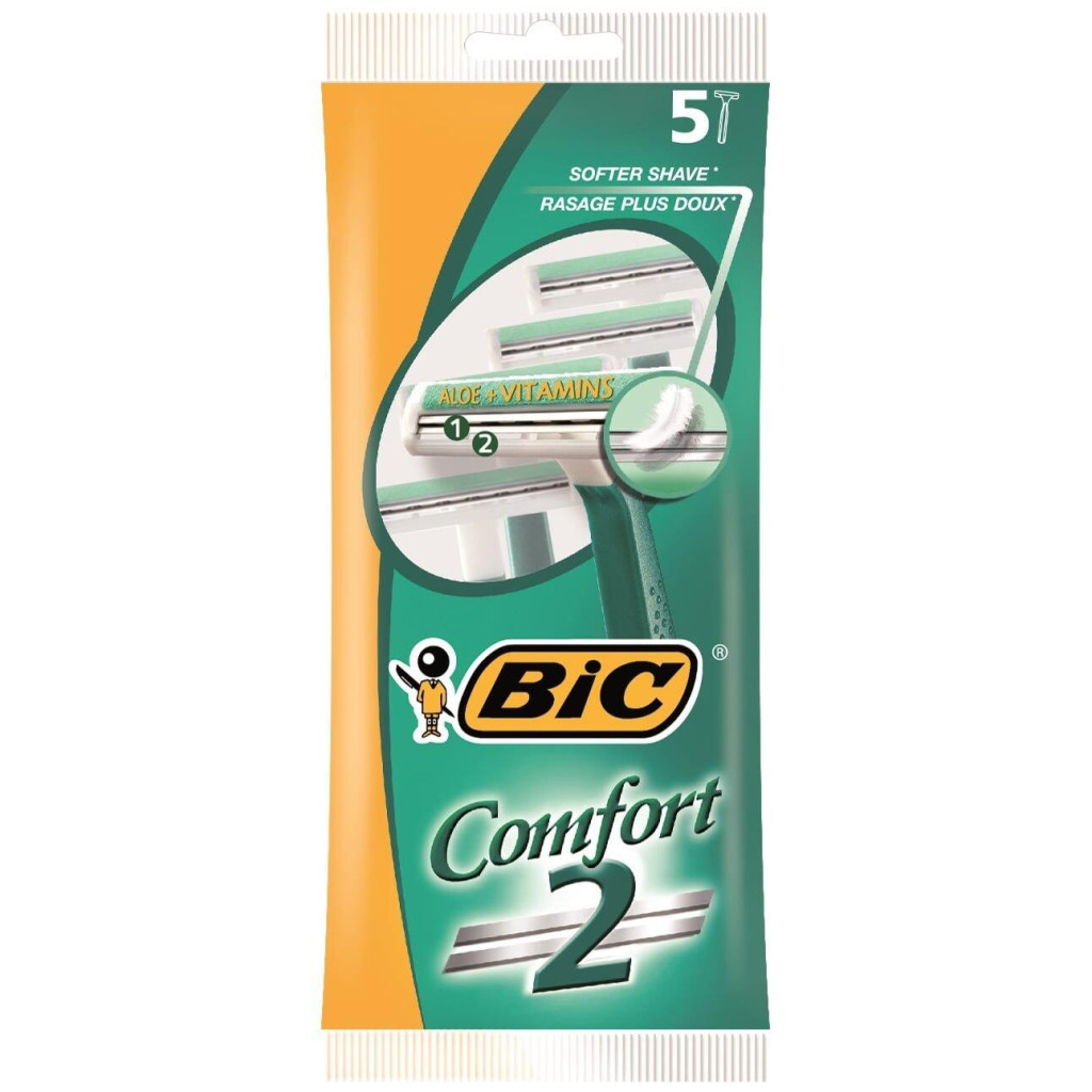 Бритва Bic Comfort 2 5 шт. (3086127500163) - зображення 1