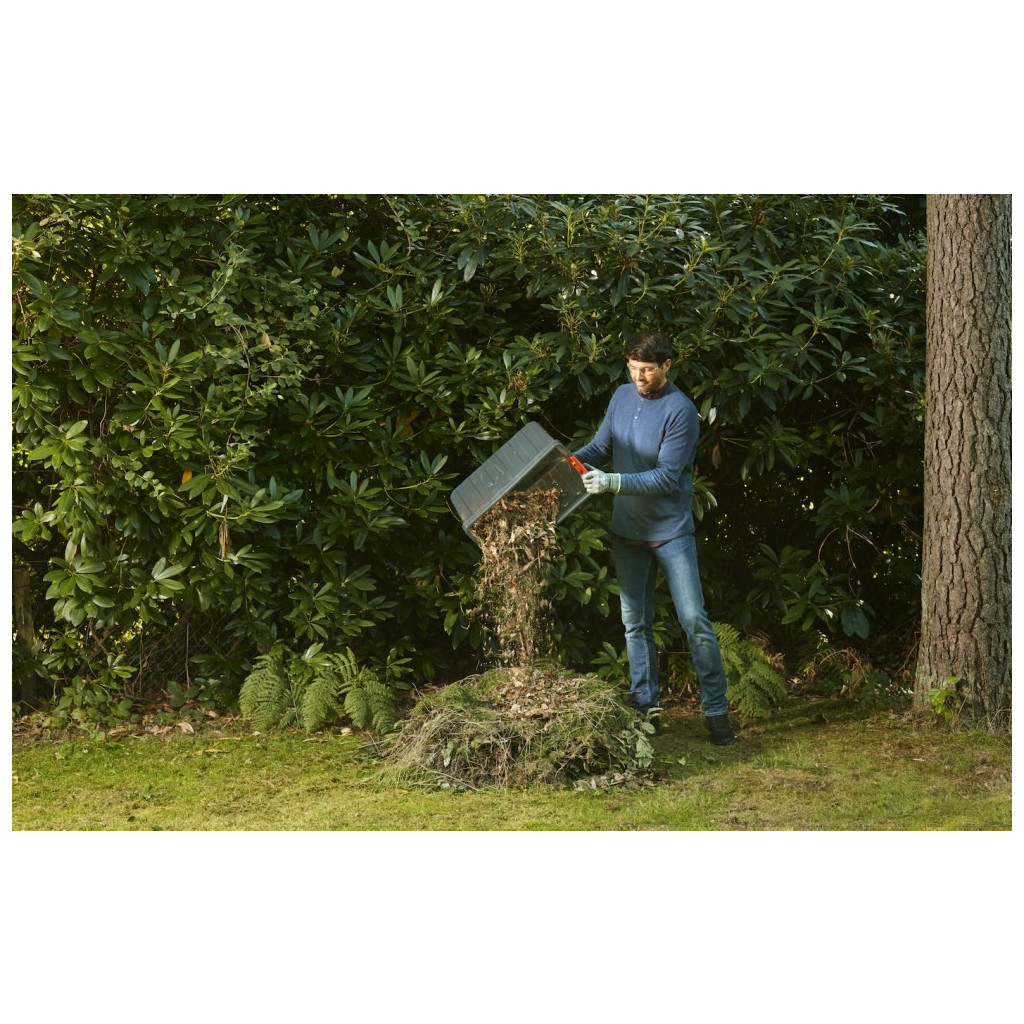 Садовий подрібнювач Black&Decker 2.8 кВт, макс. 45 мм, фреза, 45 л (BEGAS5800) - зображення 7