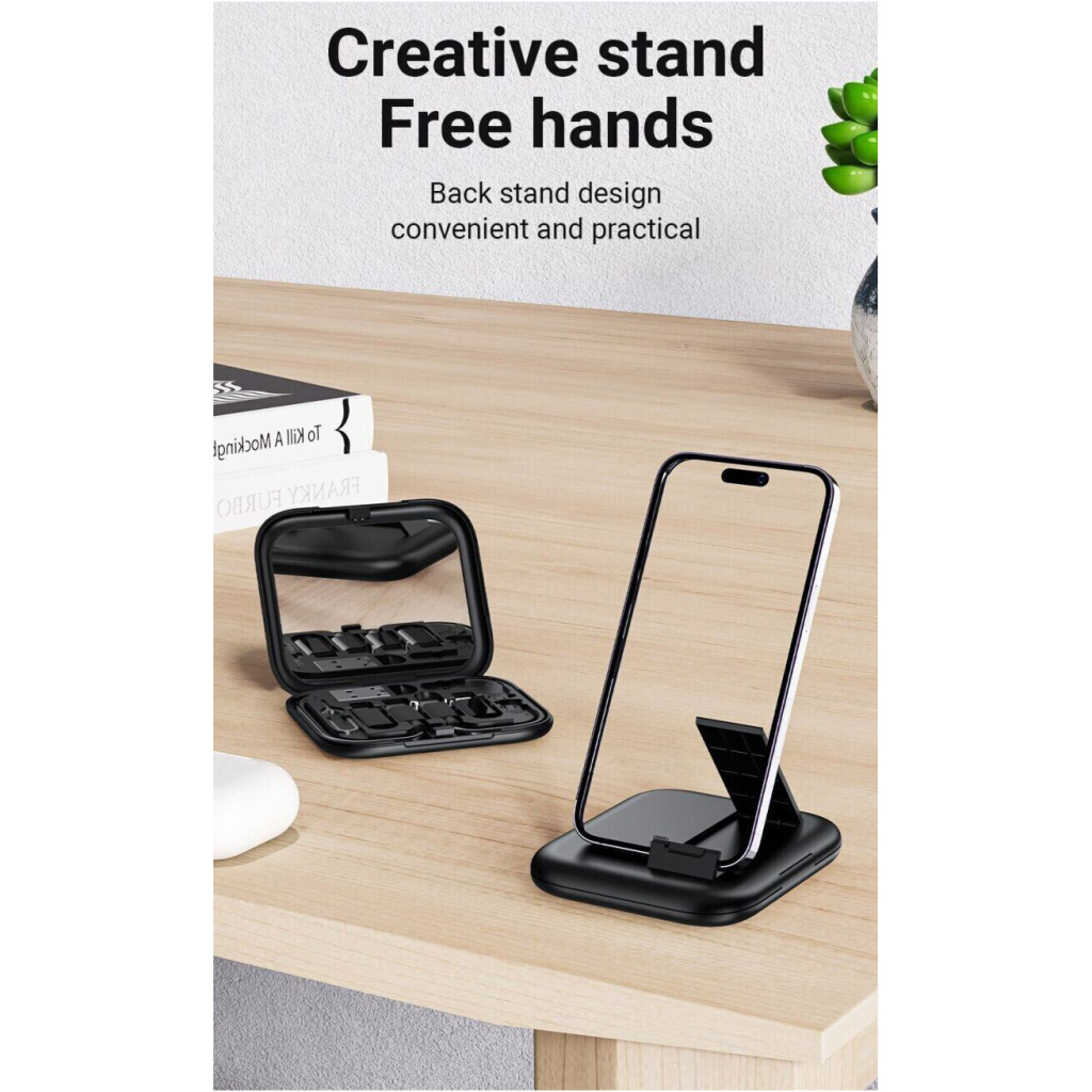 Дата кабель USB charging cable set Treasure box U114 black HOCO (6931474790750) - зображення 9