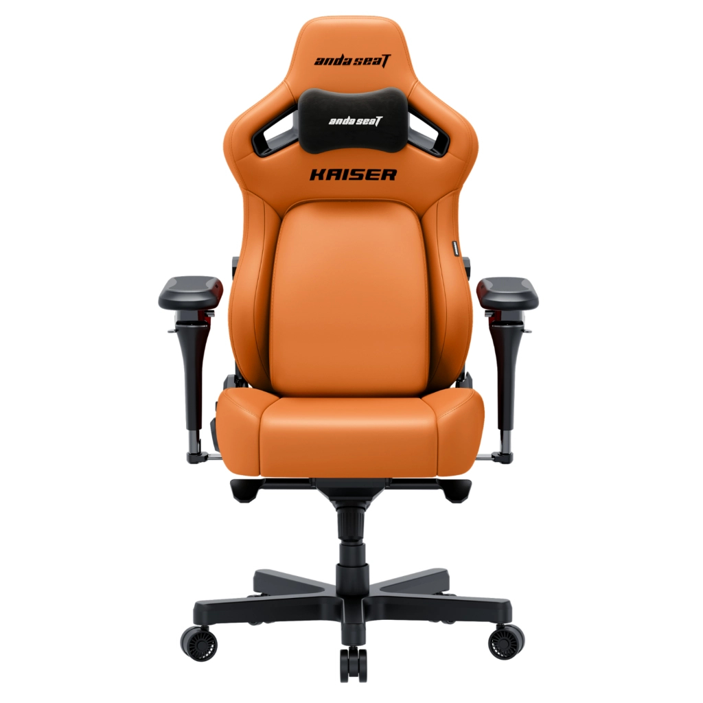 Крісло ігрове Anda Seat Kaiser 4 V2 PVC Size XL Orange (AD12YDDC-XLL-20-O-PV/C-03) - зображення 1