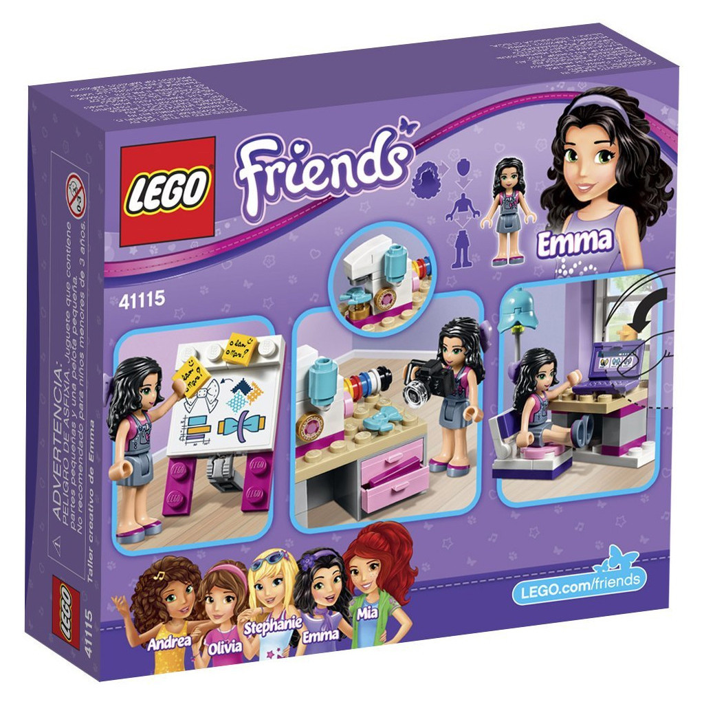 Конструктор LEGO Friends Творча майстерня Емми (41115) - зображення 12