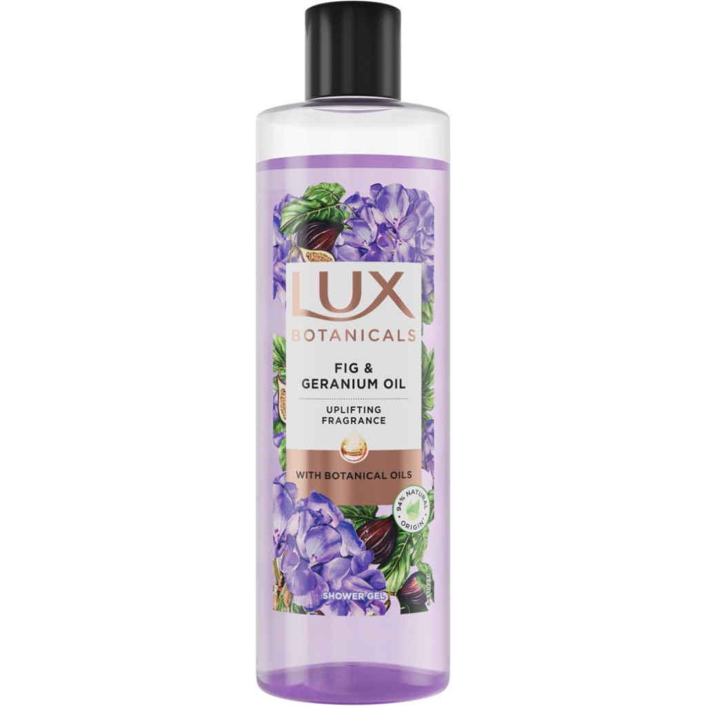 Гель для душу Lux Botanicals Інжир та олія герані 480 мл (8720181499821) - зображення 1