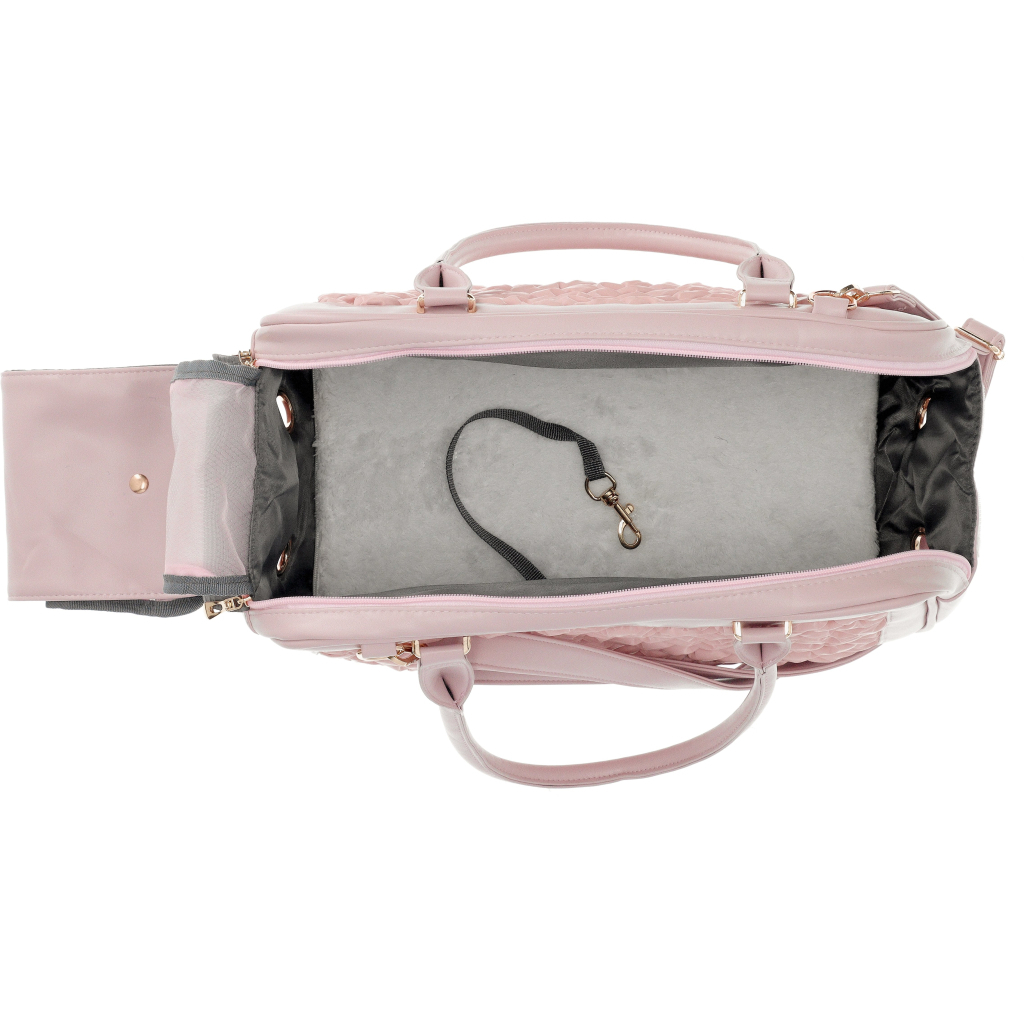 Переноска для тварин MISOKO&CO 40x19.5x30 см рожева (YIWUMSK70156) - зображення 5