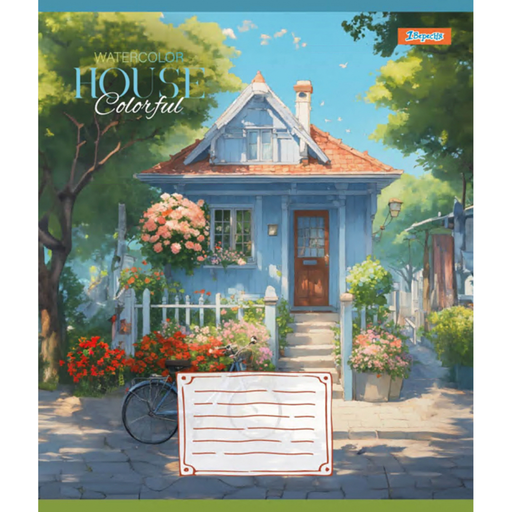 Зошит 1 вересня House colorful А5 24 аркушів клітинка (767003) - зображення 5