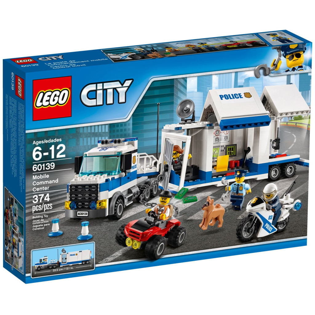 Конструктор LEGO City Мобільний командний центр 374 деталі (60139) - зображення 1