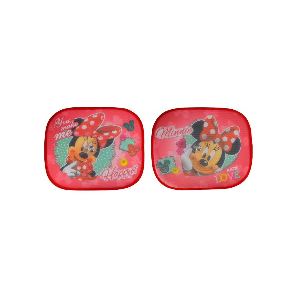Сонцезахисний екран в автомобіль A-Toys Minnie mouse 23х20х2 см 2 шт (9314) - зображення 1