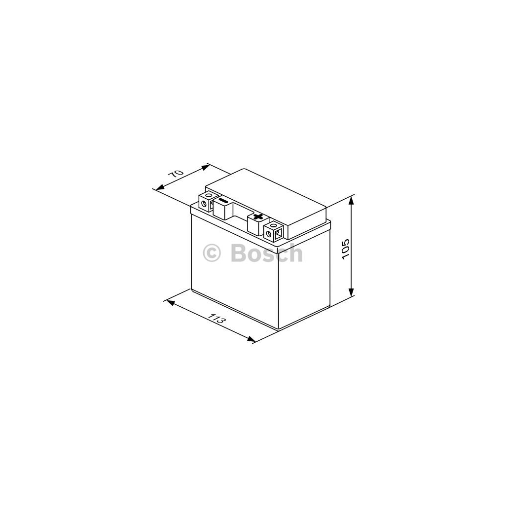 Акумулятор автомобільний Bosch 5A (0 092 M60 090) - зображення 5