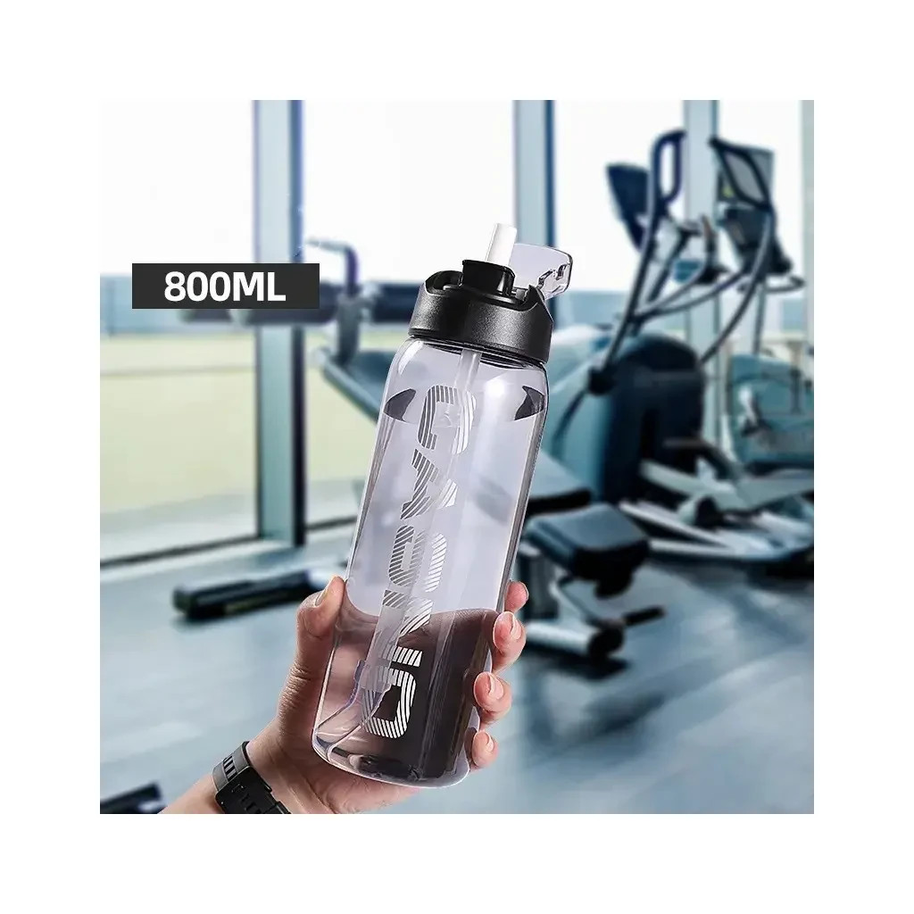 Пляшка для води Casno 800 мл KXN-1257 Чорна (KXN-1257_Black) - зображення 5