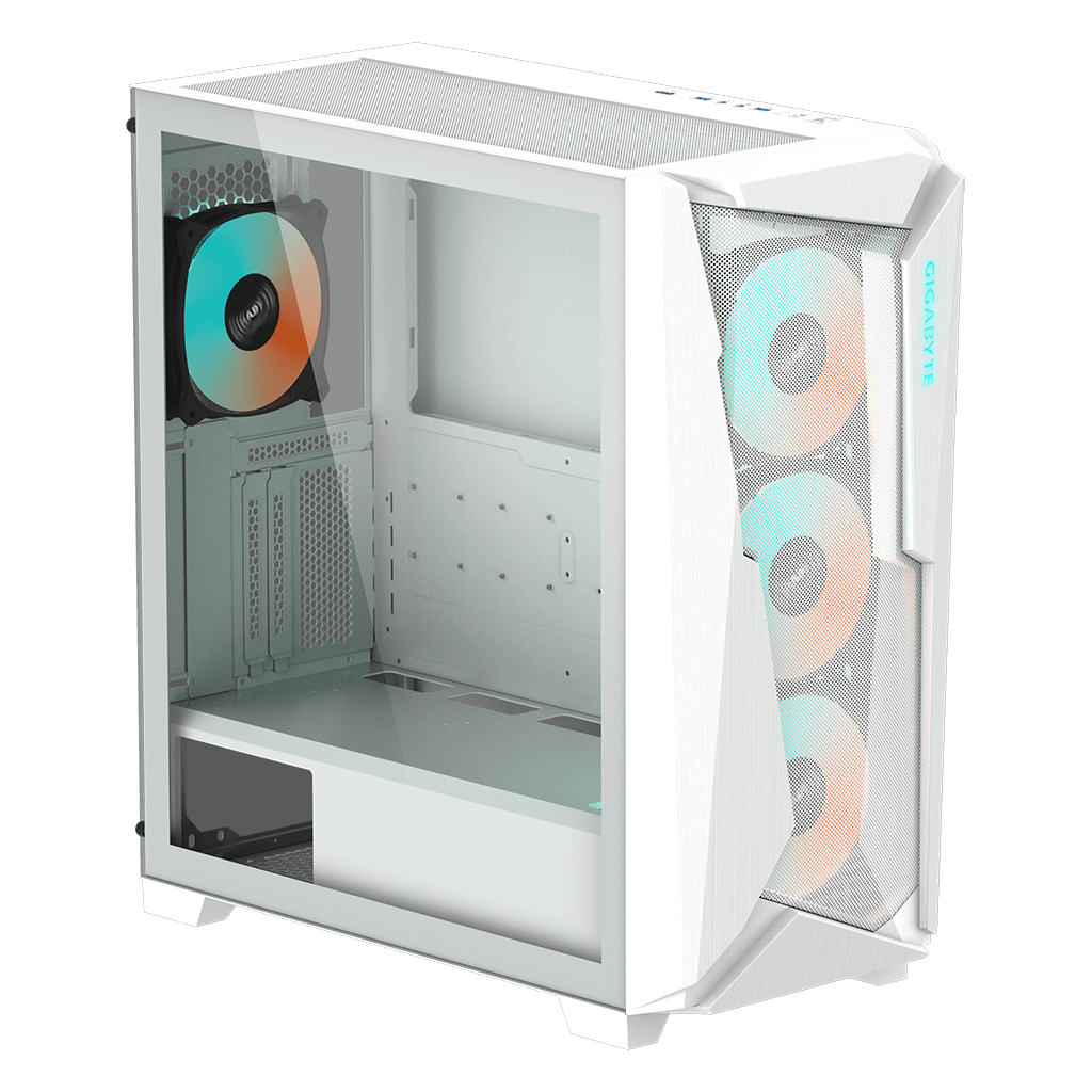 Корпус GIGABYTE C301 GLASS WHITE - зображення 2