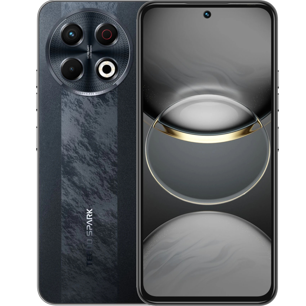 Мобільний телефон Tecno Spark 30 PRO 8/256Gb Obsidian Edge (4894947047442) - зображення 1
