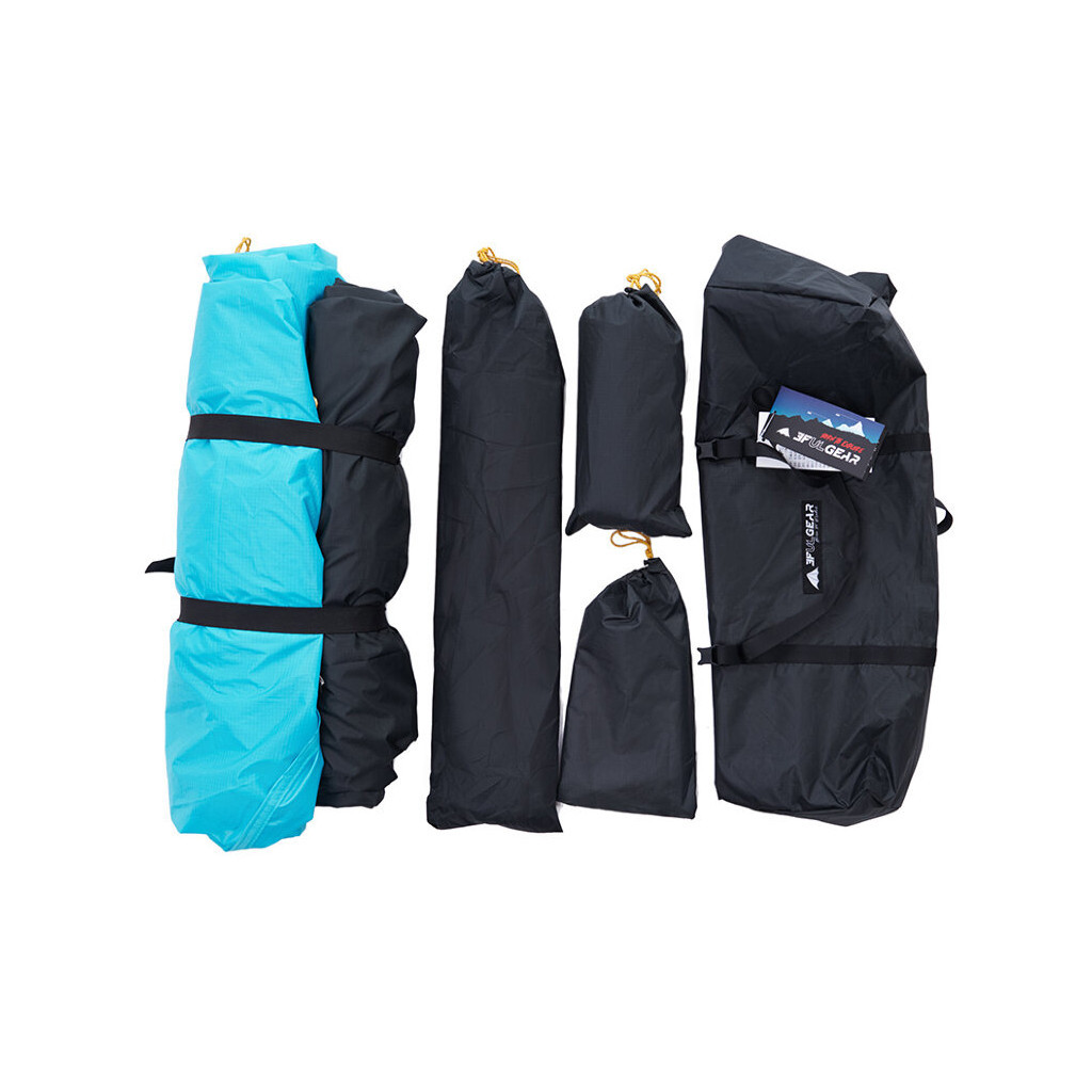 Намет 3F Ul Gear ZhengTu 2 210T 3 Season Blue (2210T4S) - зображення 11