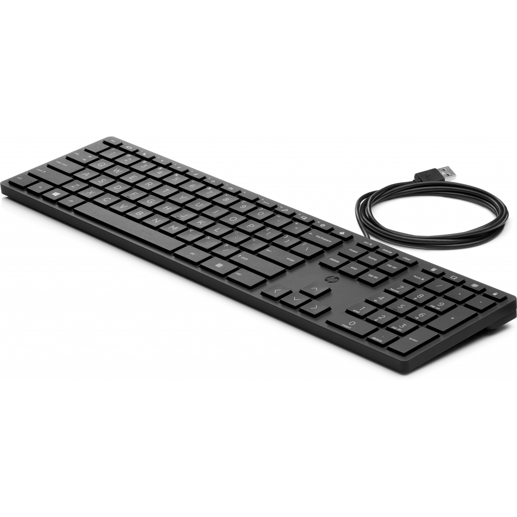 Клавіатура HP 320K USB Ukr Black (9SR37AA) - зображення 2
