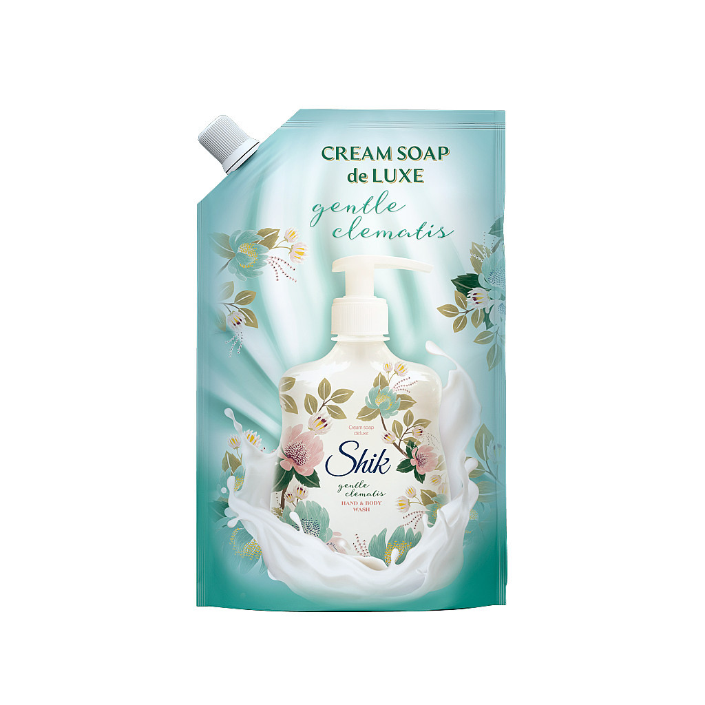 Рідке мило Shik Gentle Clematis дой-пак 500 мл (4823107601750) - зображення 1