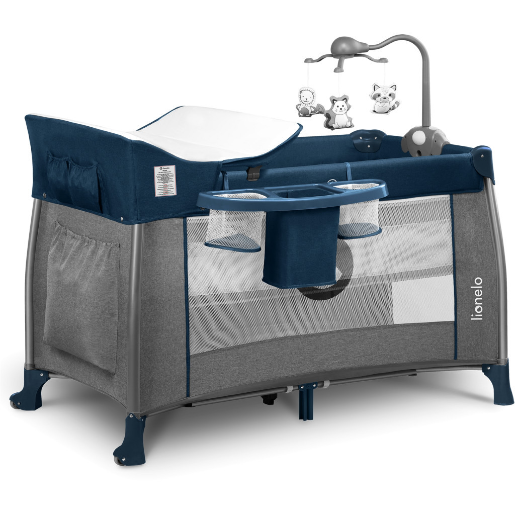 Дитячий манеж Lionelo Thomi Blue Navy (LO-THOMI BLUE NAVY) - зображення 1