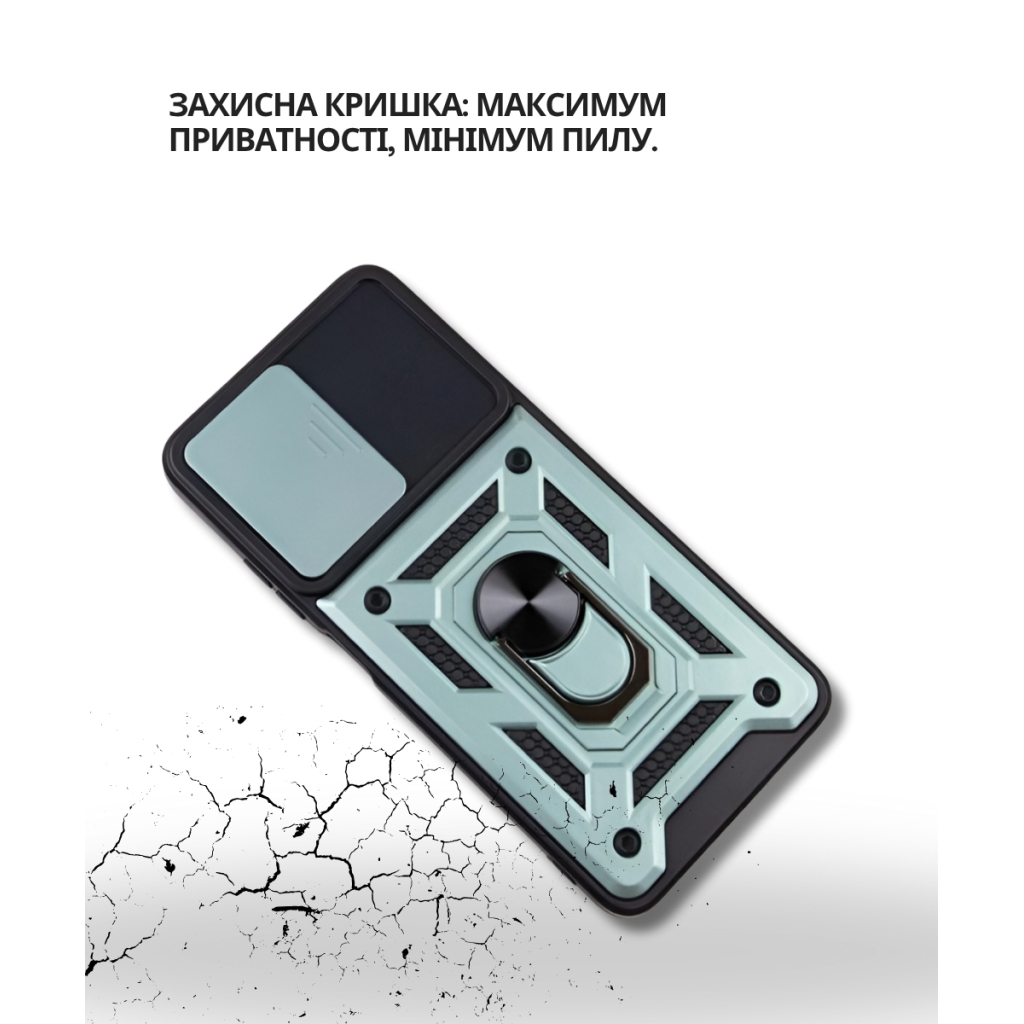 Чохол до мобільного телефона BeCover Military Samsung Galaxy S25 Edge SM-S937 Dark Green (714571) - зображення 3