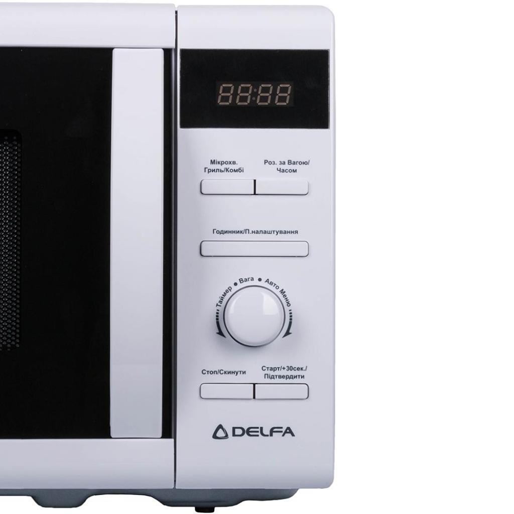 Мікрохвильова піч Delfa MD201DGW - зображення 6