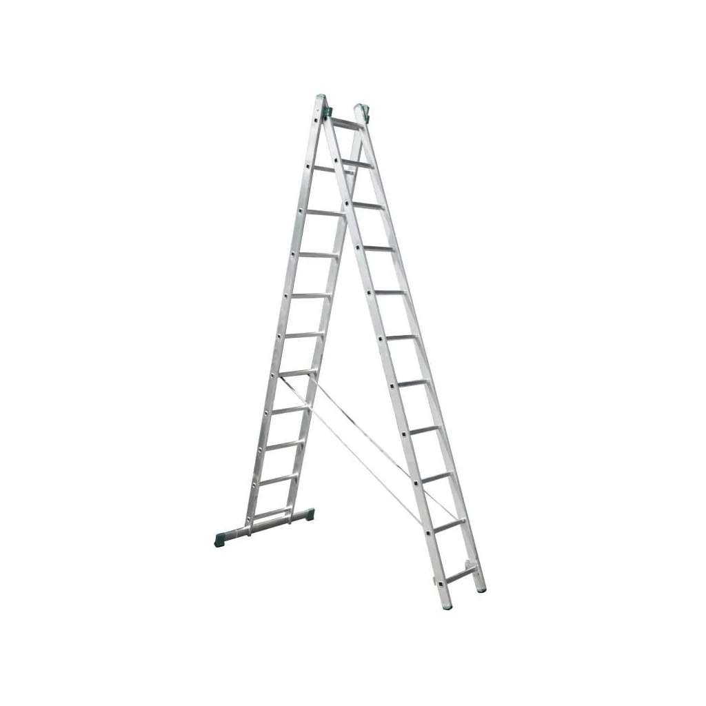 Драбина ITOSS універсальна (2 частини) - 7511 (2х11) (15080) - зображення 1