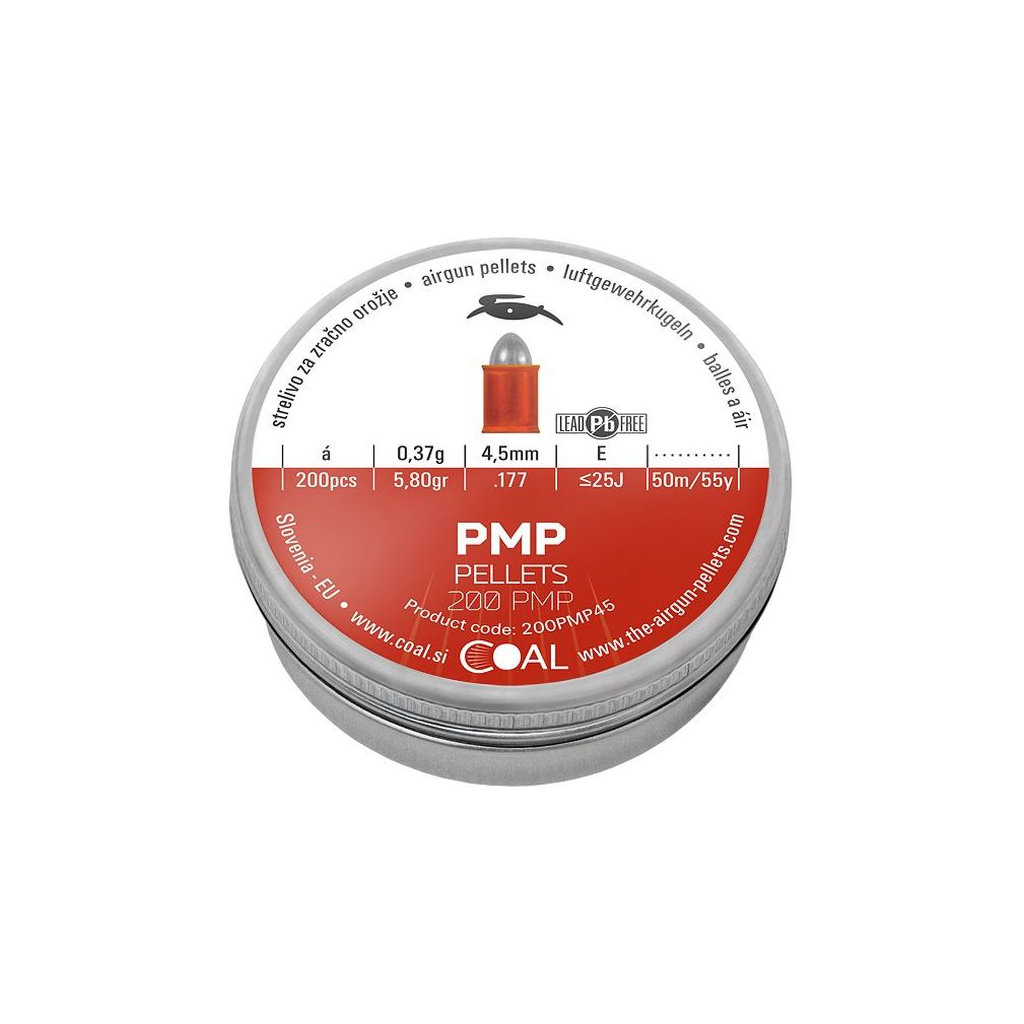 Пульки Coal PMP 4,5 мм 200 шт/уп (200PMP45) - зображення 1